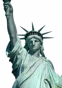Statue de la Libert&eacute; embl&eacute;matique de New York